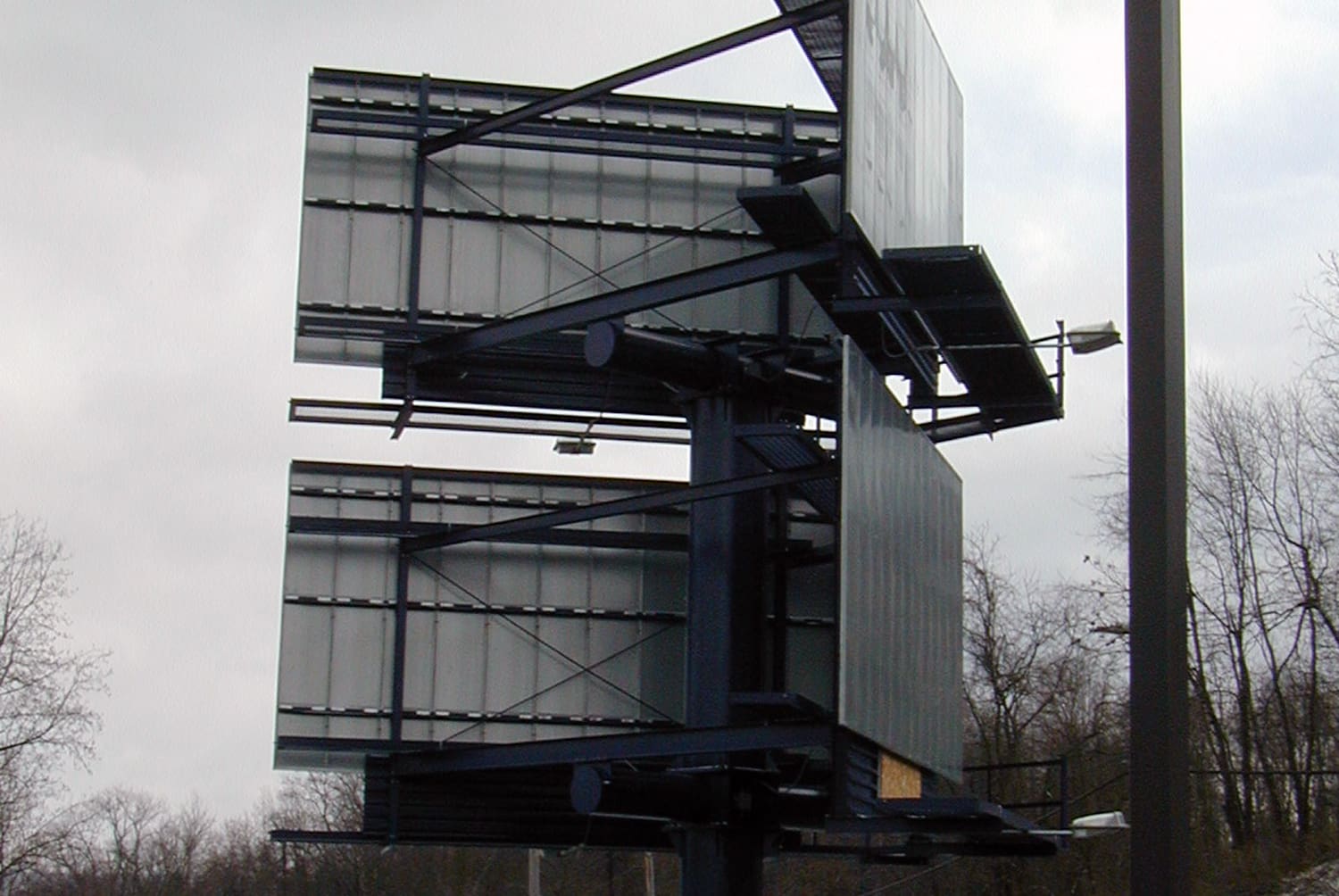 Sign Panel Support Structure Signal Pole Example Trinity Products - A steel products manufacturer